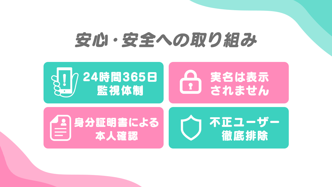 らぶくるトークは安心・安全